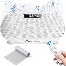 MERACH Vibration Plate, Whole Body Workout Powerful Quiet Vibration Plate Exercise Machine for Weight Loss and Shaping, Auto or Manual Speed Control, Built-in Bluetooth Speaker
