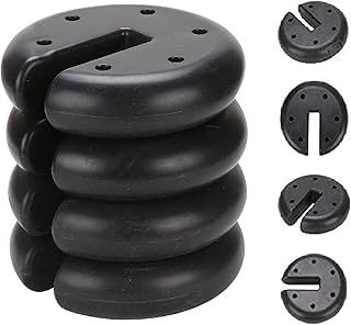 Gazebo Weight Parasol Stand Bases Set of 4 Heavy Duty Garden Anchor Gazebo Leg for Canopy Shelters Marquees Tents Pagodas Total 9kg