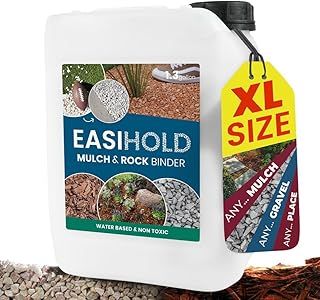 Vuba EASIHOLD ROCKS - 5L XL Gravel Binder for Bonding Stones, Bark and Gravel on Borders, Patios and Garden Paths. Lasts up to 3 Years, Non Toxic, Ready to Use.