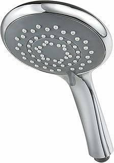 Triton Showers Showerhead, Bathroom Accessory, Water, 5 Spray Patterns, High Pressure, 8000 Series, Chrome Finish, Head Set, Shower Accessories