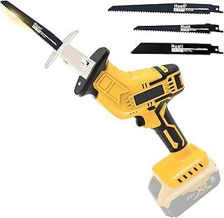 Cordless Reciprocating Saw Compatible with DeWALT 20V Battery, Electric Recip Powerful Saw with Tool-Free Blade Change, Variable Speed&Lock-Button, for Branch Pruning, Wood, Metal Cutting(Tool Only)