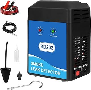 Automotive Smoke Machine Leak Detector - DC12V EVAP Vacuum Smoke Diagnostic Tester Smoke Machine Leak Tester Pipeline Fuel Leakage Detector for Car Motorcycle Truck High Accuracy