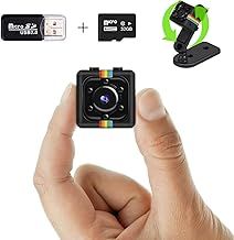 Spy Camera, No WiFi Required, 1080P FHD Hidden Camera, with 32GB Memory Card, Mini Camera, Small Nanny Cam, Security Camera with Motion Detection, Loop Storage, Rotation Bracket