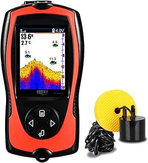 Wired Portable Sonar Portable Fish Finder for Fishing Color Monitor for Ice Fishing Fish Finder for Fishing Kayak