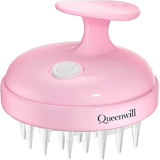 Electric Scalp Massager for Hair Growth, Portable Head Scratching Scrubber with 2 Modes Vibration Comb for Hair Growth, Deep Cleansing and Stress Relaxation