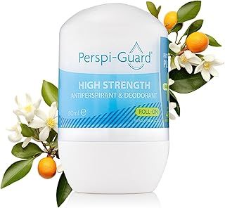 Perspi-Guard Strong Antiperspirant and Roll-On Deodorant with Neroli – 48-Hour Scented Deodorant for Men and Women to Prevent Sweating and Odours w/Aloe Vera and Kojic Acid