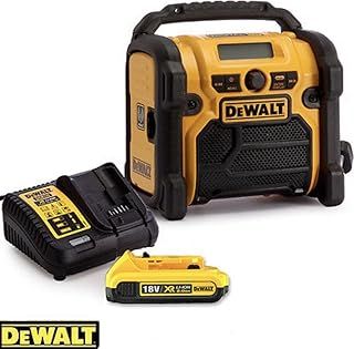 DEWALT DAB RADIO DCR020+XRP 18V BATTERY+FAST CHARGER COMPLETE KIT