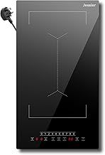 Plug in Induction Hob 2 Ring, 30cm Electric Hob Portable with Flexible Zone for BBQ, 2800W 13Amp Built-in Induction Cooker with 9 Power Levels,Timer,Child-safety Lock,220~240V, Black