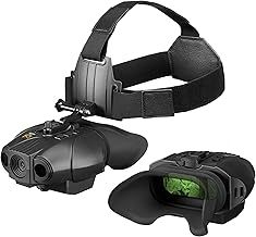 Night Vision Goggles - Nightfox Swift 2 NVG Goggle, Head or Helmet Mounted, Wide FOV, 1x Magnification, Infrared Night Vision Binoculars, Stealth 940nm IR, Military-Style NODs for Airsoft
