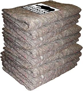 Rhinox Pack of 10 Furniture Moving Van Removal Packing Transit Fabric Blankets -200cm x 150cm