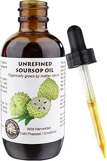 Virgin Soursop Graviola Guanabana Oil (organic, undiluted, cold pressed, unrefined) (2 fl oz)
