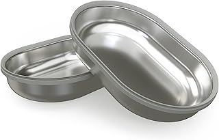 Sure Petcare SureFeed Stainless Steel Bowl Set, Compatiable with Sure Petcare SureFeed Microchip Pet Feeder, SureFeed Microchip Pet Feeder Connect and Sealed Pet Bowl, Metal, Pet Food Bowl, Pack of 2