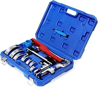 Tube Bender Kit Refrigeration Ratcheting Tubing Benders with Reverse Bending Attachment Hand Tool 1/4 to 7/8 Inch