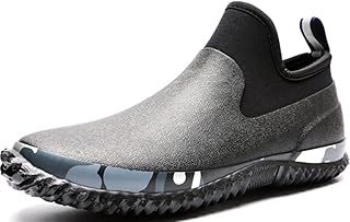 Men's Wellington Boots Short Wellies Neoprene Rubber Rain Boots