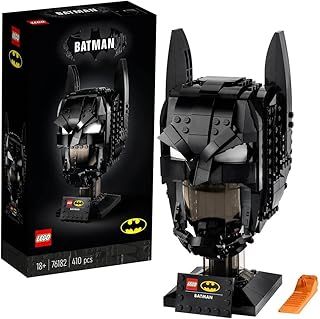 LEGO 76182 DC Batman: Cowl Mask, Model Kit for Adults to Build, Collectible Classic Superhero Helmet, Gift Idea for Fans of the Caped Crusader