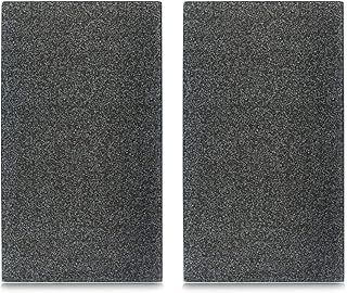 Zeller "Granite Stove Cover/Cutting Plate, Anthracite, 30 x 52 cm, Set of 2