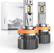 H8 H9 H11 LED Headlight Bulb 120W 32000LM Super Bright 6500K White with Fan, Headlight Bulbs with Upgraded Intelligent Driver, IP65 Waterproof, Plug and Play, Pack of 2 (H8/H9/H11)