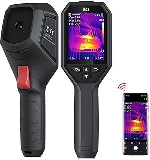 HIKMICRO B01 Thermal Imaging Camera 256 x 192 IR Resolution With Wifi, 25Hz Refresh Rate, 3.2" LCD Screen, Handheld 49,152 Pixels Infrared Thermal Imager