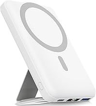Magsafe Power Bank 10000mAh Magnetic Wireless Power Bank with Foldable Stand and LED Display Portable Charger 22.5W PD Fast Charging Battery Pack For iPhone 16/15/14/13/12 Mini Pro/Pro Max