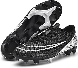 Rokiemen Football Boots Men's Professional Competition Athletics Training Sneakers Breathable Soccer Shoes Outdoor Football Shoes for Teenage Unisex