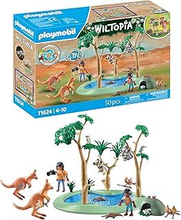 Playmobil 71624 Wiltopia: Australian Wildlife, Adventure in Australia, with numerous animals, made from over 80% recycled and bio-based material, detailed play sets suitable for children ages 4+