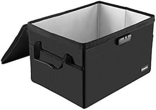 Hodufy Large Fireproof File Box (2000℉) With Lock, Waterproof Document Storage, Collapsible for Hanging Letter/Legal Folder (409 x 322 x 270mm)
