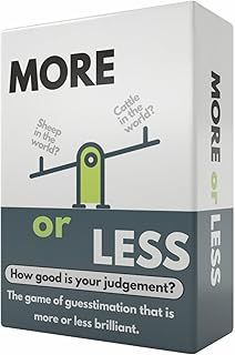 First Edition Card Game - How Good Is Your Judgement? 2 Players + | Fun For Adults & Kids | Trivia Quiz | Birthday | Travel for Boys or Girls