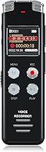 128GB Digital Voice Recorder with Voice Activated Recording and Playback - EVISTR L357 USB Rechargeable Dictaphone | Dictation Machine with MP3 Player