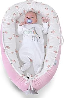 YGJT Baby Nest Pod Newborn Sleeping Pods for Babies 0-12 Months, Newborn Sleep Nest Breathable Soft Bassinet Mattress, Portable Adjustable Baby Pod for Travel, Baby Girls Boys Gifts