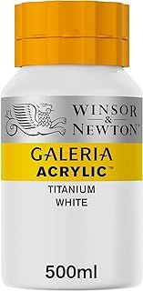 Winsor & Newton, Galeria Acrylic, Titanium White, 500ml