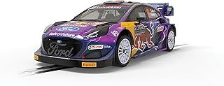 Scalextric Cars - C4448 Ford Puma WRC – Sebastien Loeb - Toy Slot Car for use Race Tracks or Set - Small Kids Gift Ideas for Boy/Girl Ages 5 Accessories, Purple