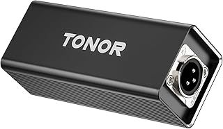 TONOR Dynamic Microphone Preamp Booster, Professional Mic Voice Amplifier Preamplifier, Ultra-Clean Gain for Broadcast Podcast Gaming Streaming Recordings Studio Singing TA20