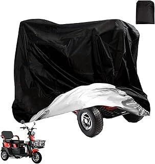 VVHOOY Heavy Duty Mobility Scooter Cover - Oxford Waterproof Wheelchair Protective Cover for Disability Scooters - All Weather Protect (140x66x91cm)