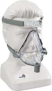 Full Face Mask Silicone Gel Mask for Sleep with Free Adjustable Headgear(S)