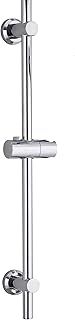 Keenware Chrome Shower Riser Rail with Push Button Adjustable Bracket; 700mm