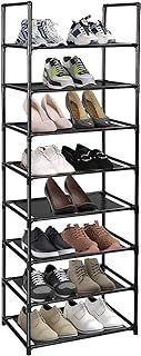 8 Tier Shoe Rack For 16-20 Pairs Tall Narrow Shoe Rack Versatile Shoe Shelf Organiser