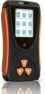 Geiger Counter Nuclear Radiation Detector,AKSTEST Portable Geiger Counter,Handheld Beta Gamma X-ray Radiation Dosimeters have Both Audible and Visual Alarms,Rechargeable Radiation Detector with LCD