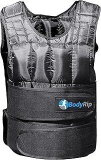 BodyRip 15 KG Padded Weight Vest | Deluxe 2.0 Design, Calisthenics Gym, Adjustable Straps, Strength Training, Weightloss Equipment for Women & Men