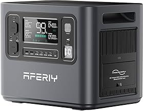 Portable Power Station 2400W, 2048Wh Power Station LiFePO4 Backup Battery, Quick Charge in 1.5H, 240V AC Outlets, UPS, Solar Generator, Electric Generator for RV/Camping/Home, 7-Year Warranty