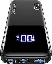INIU 65W 20000mAh Portable Charger for Laptop & Phone, Power Bank with PD QC Fast Charging (USB-C in/Out) - High Capacity Electronics Battery Pack for iPad, Samsung, Travel, Camping, Hiking