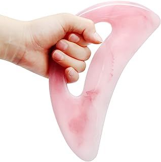 Body Gua Sha Massage Tool, Large Lymphatic Drainage Massager Cellulite Massager, Full Body Gua Sha Scraping Muscle Relaxation and Pain Relief for Women Men Back Neck Leg Face