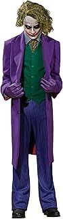 Rubie's Official DC Grand Heritage The Joker Costume, From The Dark Knight Trilogy, Adult Mens Size
