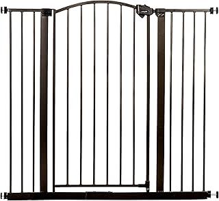 Regalo Easy Step Extra Tall Arched Décor Walk Thru Baby Gate, Includes 4-Inch Extension to Fit Multiple Openings, 4 Pack Pressure Mount Kit and 4 Pack Wall Mount Kit, Bronze