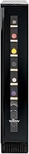 Willow W15WCB 20L Under Counter Wine Fridge/Wine Cooler, 4* Rating, Digital Display with Touch Control, Ventilated Cooling, 2 Years Warranty - Black