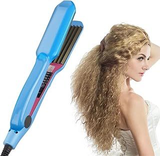 Hair Crimpers for Women, Crimping Iron for Hair, Mini Hair Crimper, Crimper Hair Iron with 5 Heat Setting, Crimping Tool Hair Styling Tools for Girls, Wide Hair Crimper for Fluffy Hairstyle