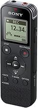 Sony ICD-PX470 Digital Wide-Stereo MP3 Voice Recorder with S-Microphone, Built-In USB, 4 GB Memory, SD Memory Slot and 55 Hours Recording