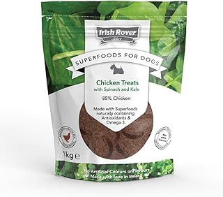 Chicken Meat Treats With Spinach & Kale 1KG Pack L