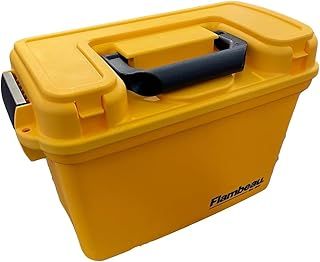 14 Inch Water Resistant Electrics Meter and Accessory Case Yellow Dry Box