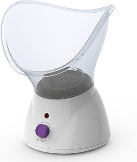 Homedics Revitalising Facial Spa - Face Steamer for Deep Face Cleaning & Nasal Attachment for Sinus Relief