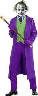 Funidelia | Joker costume - The Dark Knight 100% OFFICIAL for man size XXL Superheroes, DC Comics, Villains, costume accessory - Fun costumes for your parties